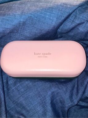 kate spade Pale Pink and Green Hard Eyewear Case